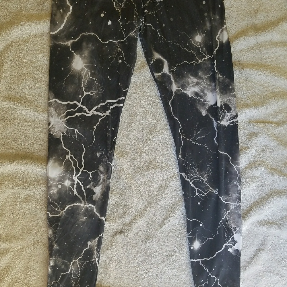 Lightening and stars leggings